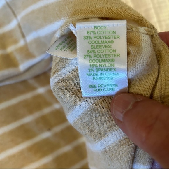 Lilly Pulitzer Elba Camel and White Sweater. Size Medium. - Picture 5 of 12